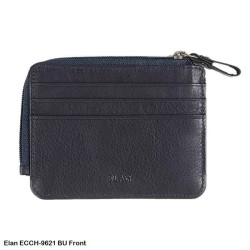 ECCH-9261 Zipper Card Holder Blue