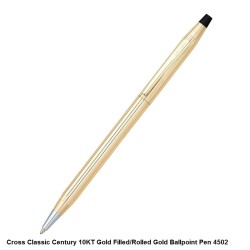 Cross Classic Century 10KT Gold Filled/Rolled Gold Ballpoint Pen 4502