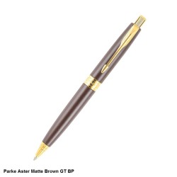 Parker Aster Matte Brown GT Ballpoint Pen