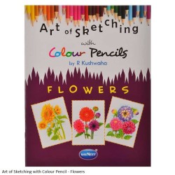 Navneet Art of Sketching with Colour Pencils - Flowers