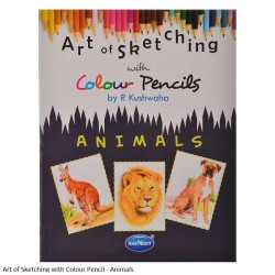 Navneet Art of Sketching with Colour Pencils - Animals