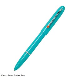 Kaco - Retro Hooded Fountain Pen Green - Extra Fine Nib