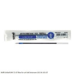 Refill Uniball SXR-72-07 for uni-ball Jetstream-101 SX-101-07 Ink Color Black and Blue