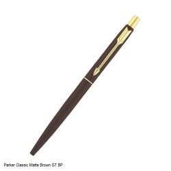 Parker Classic Matte Brown GT Ballpoint Pen