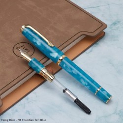 Hongdian - N1 Fountain Pen Blue Resin