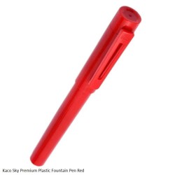Kaco Sky Premium Plastic Fountain Pen Red